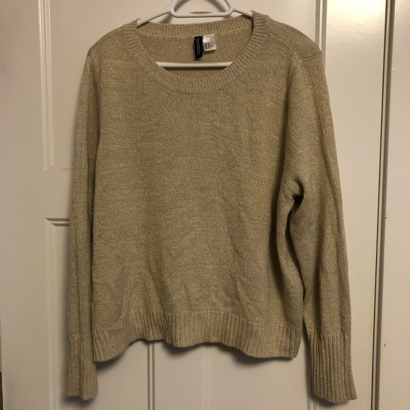 3 for $15 Beige Sweater - Picture 1 of 3